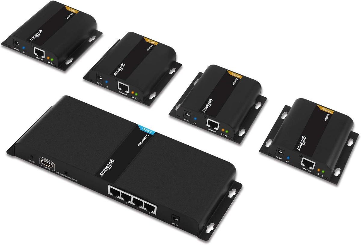 1080p 1x4 HDMI Extender Splitter Balun H8262