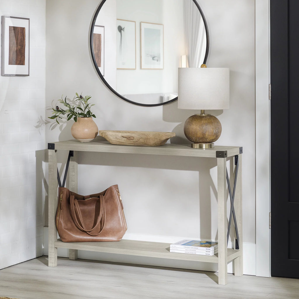 Metal X Console Table P82838