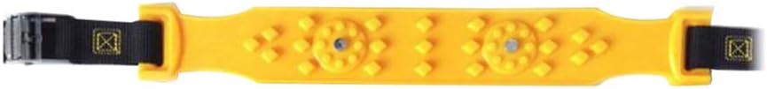 10Pcs Car Snow Chains Yellow Pack of 2 T71470