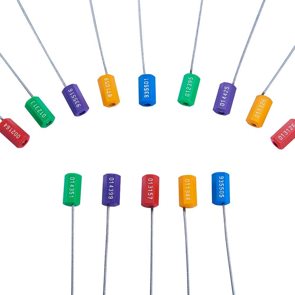 150pcs Anti-Tamper Steel Security Seals (5 Colors) Pack of 2 A773