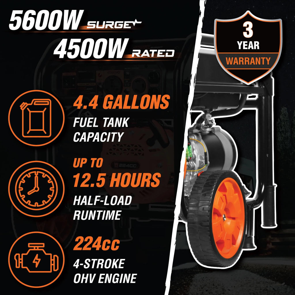 5600-Watt Portable Generator G92997