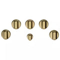 Brushed Brass Gas Cooktop Knob Kit N717971