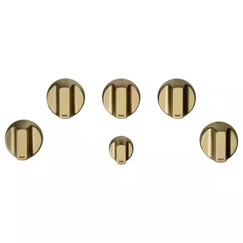 Brushed Brass Gas Cooktop Knob Kit N717971
