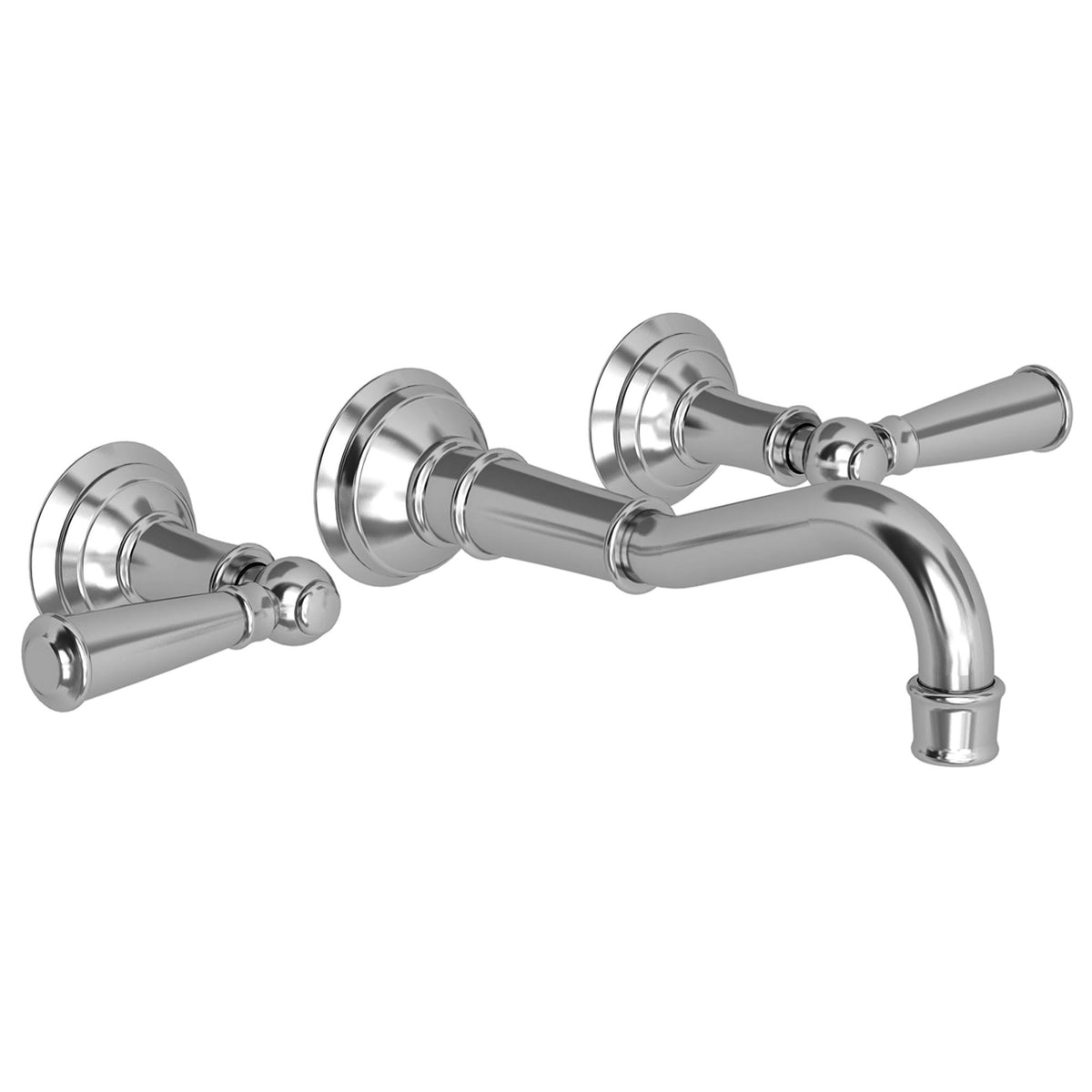 Polished Nickel Wall Mount Lavatory Faucet Q928417