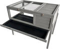 Large Tortoise Habitat Cage Indoor Enclosure Reptile Cage Weatherproof Bottom S77197