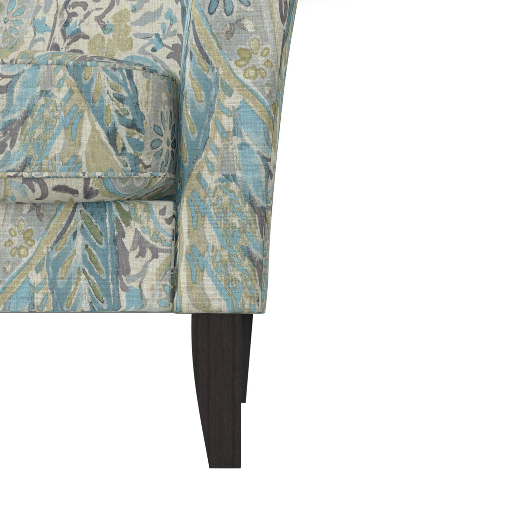 Transitional Flared Arm Armchair D780882