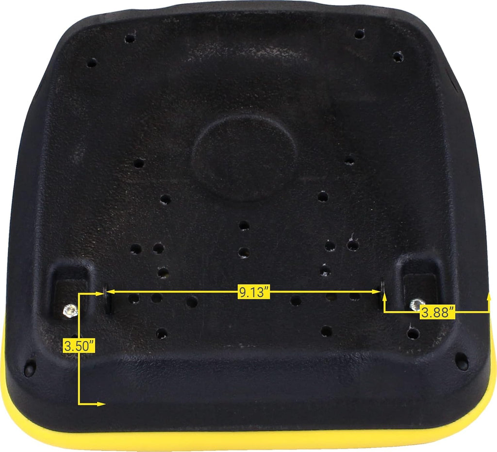 Mid/High Back Yellow Riding Mower Seat T533640