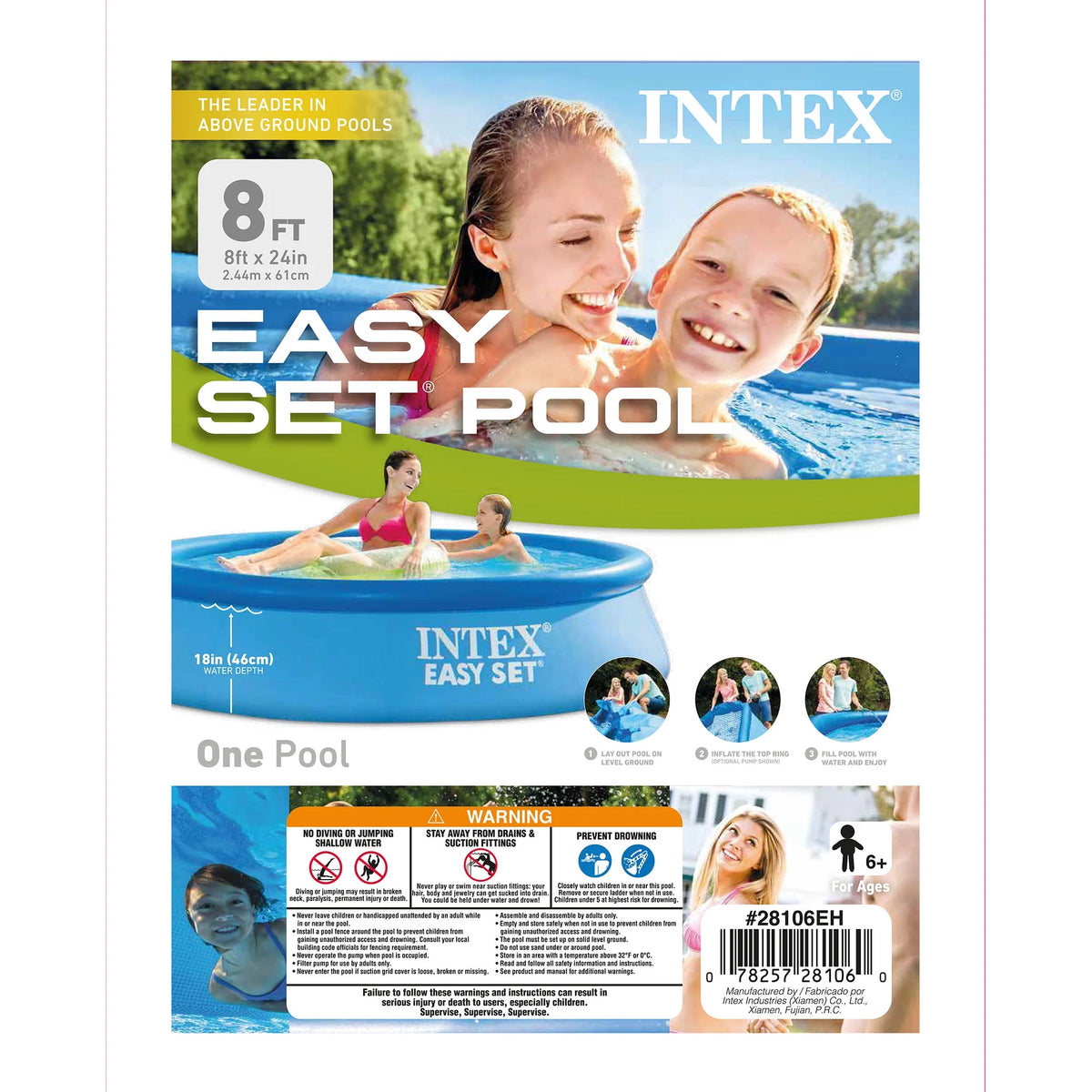 Blue Inflatable Swimming Pool B20648