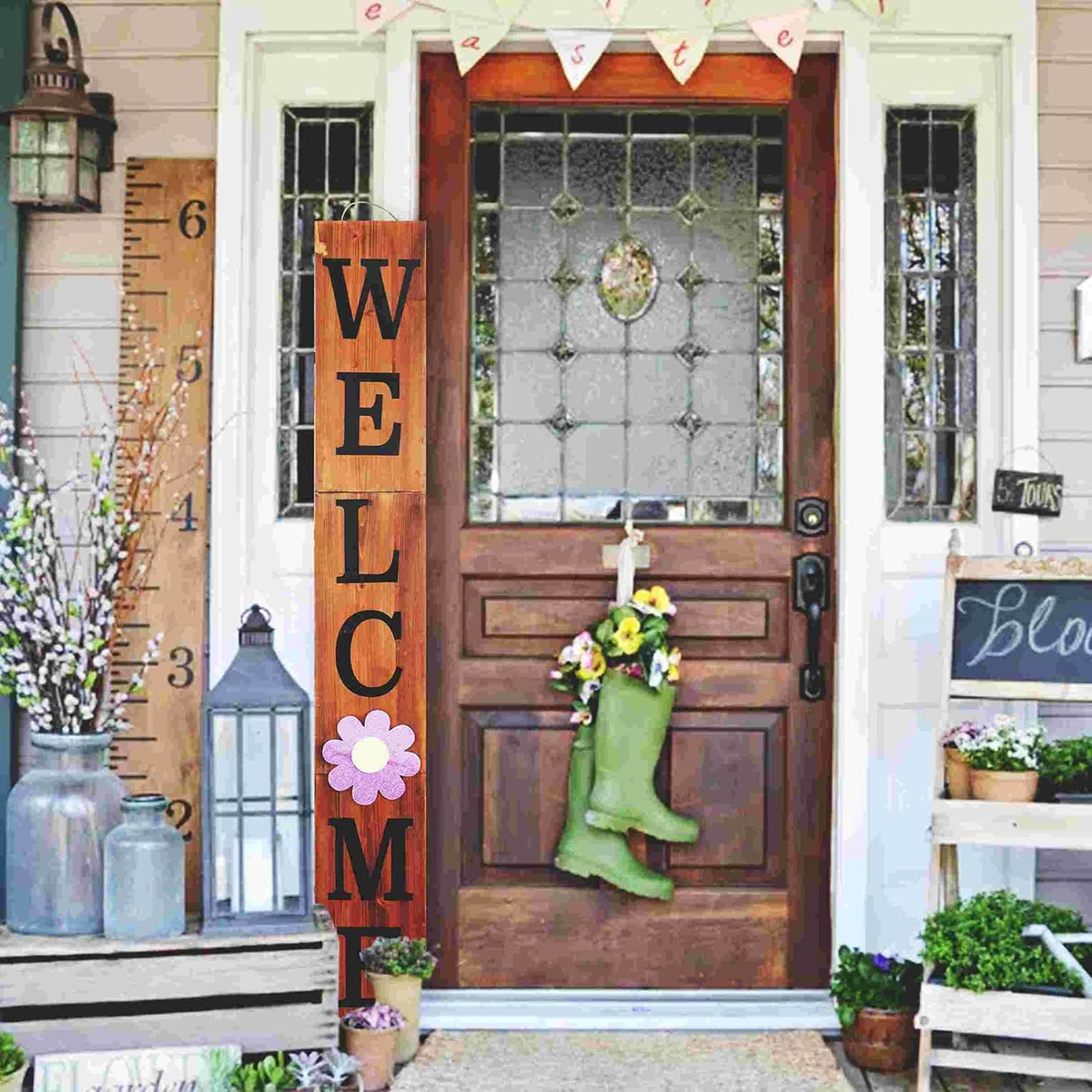 Wooden Welcome Sign U757