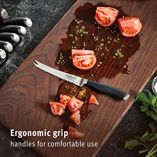 20-Piece Black Knife Block Set I2493