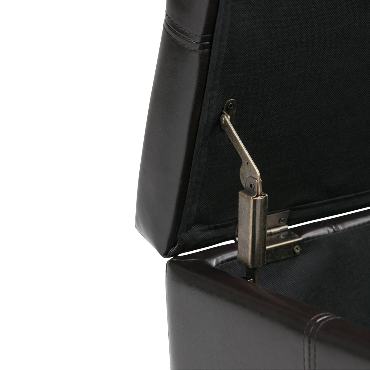 Black Storage Ottoman Bench Y5433