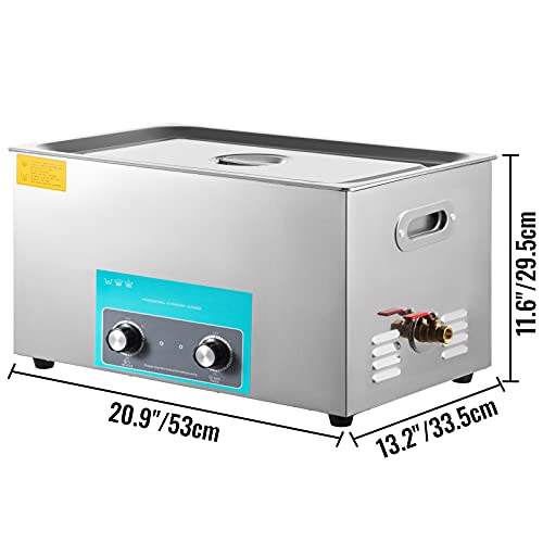 10L Ultrasonic Cleaner 304 Stainless Steel with Heater Timer I5313