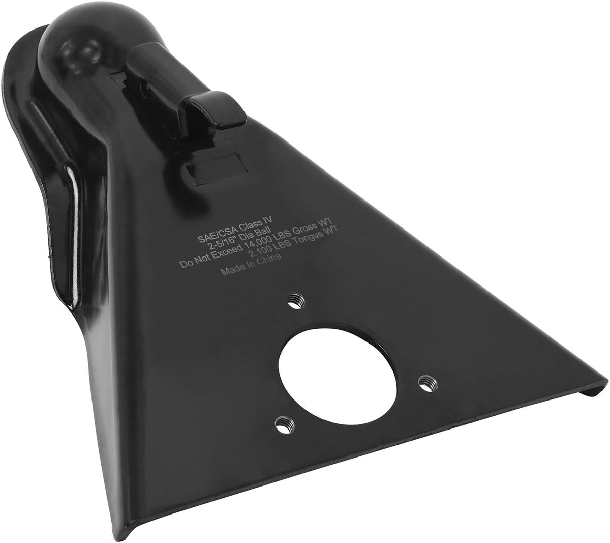 2-5/16" Ball Class IV A-Frame Trailer Coupler, Powder Coated Black, 14000LBS Capacity, Pack of 2 D2227