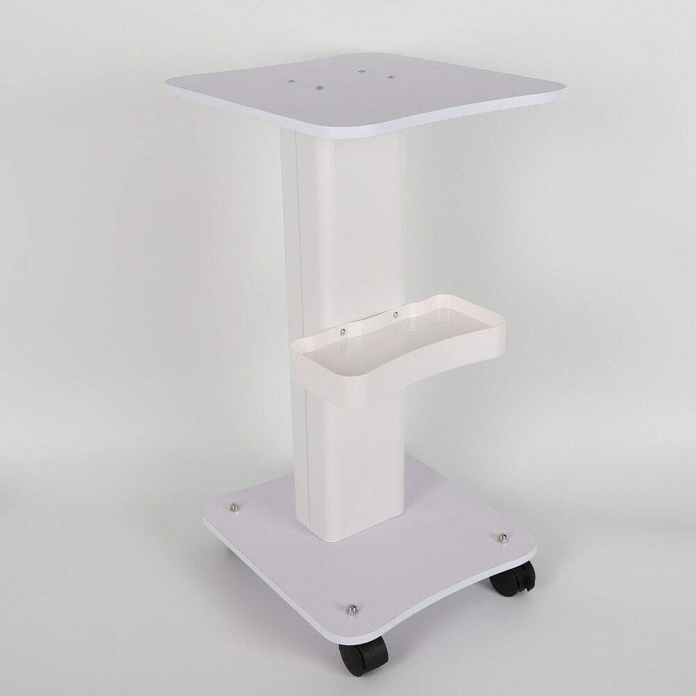 Pack of 2 Rolling Trolley Cart with Storage Tray I347