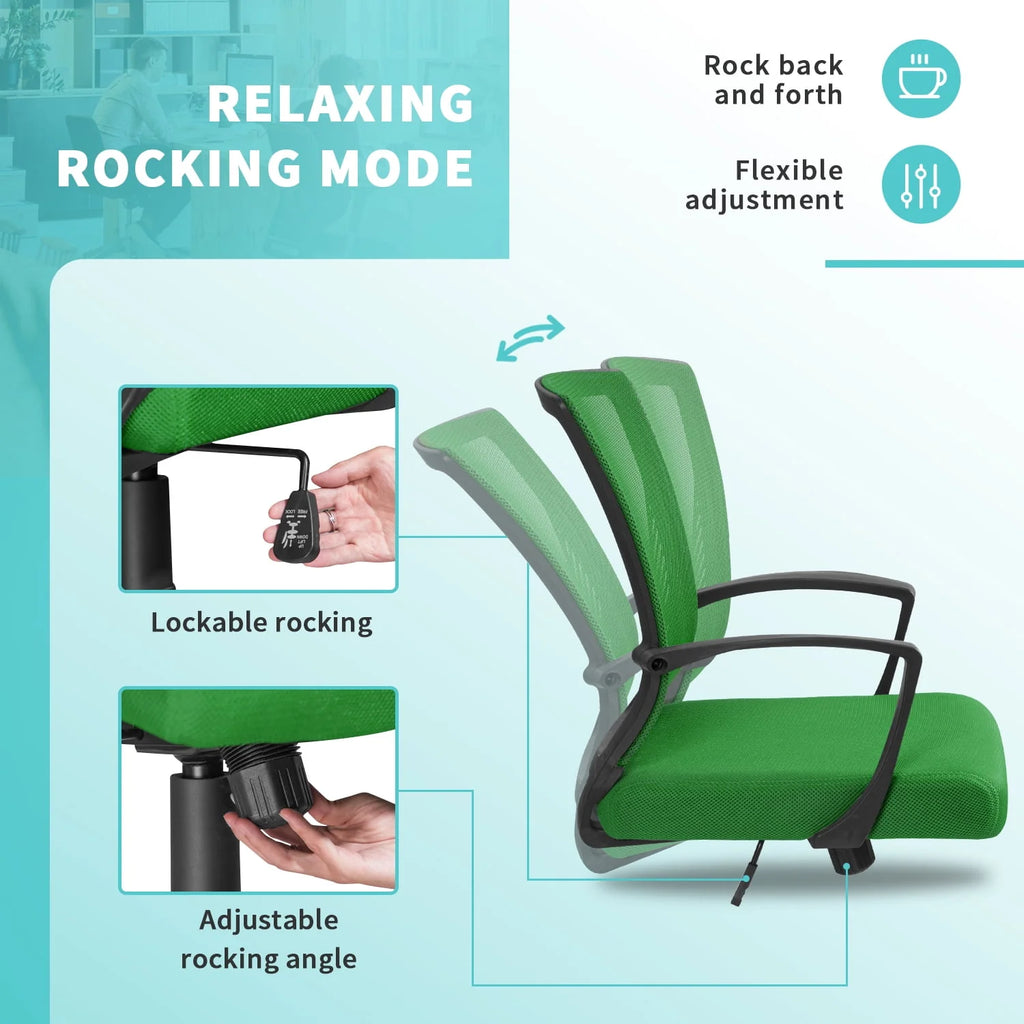 Black Swivel Manager's Chair U58911