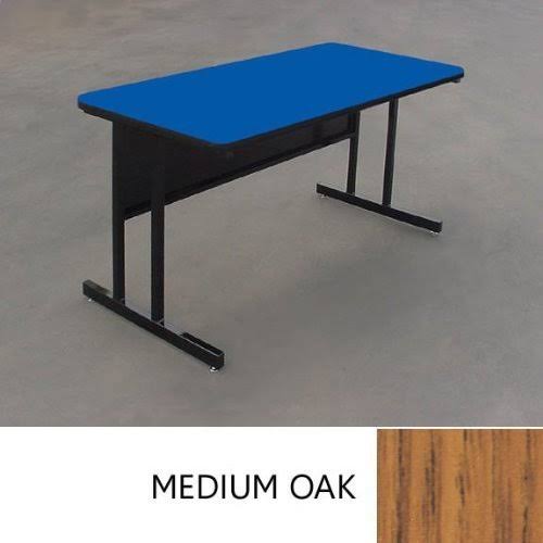 Medium Oak Keyboard Height Work Station K552806