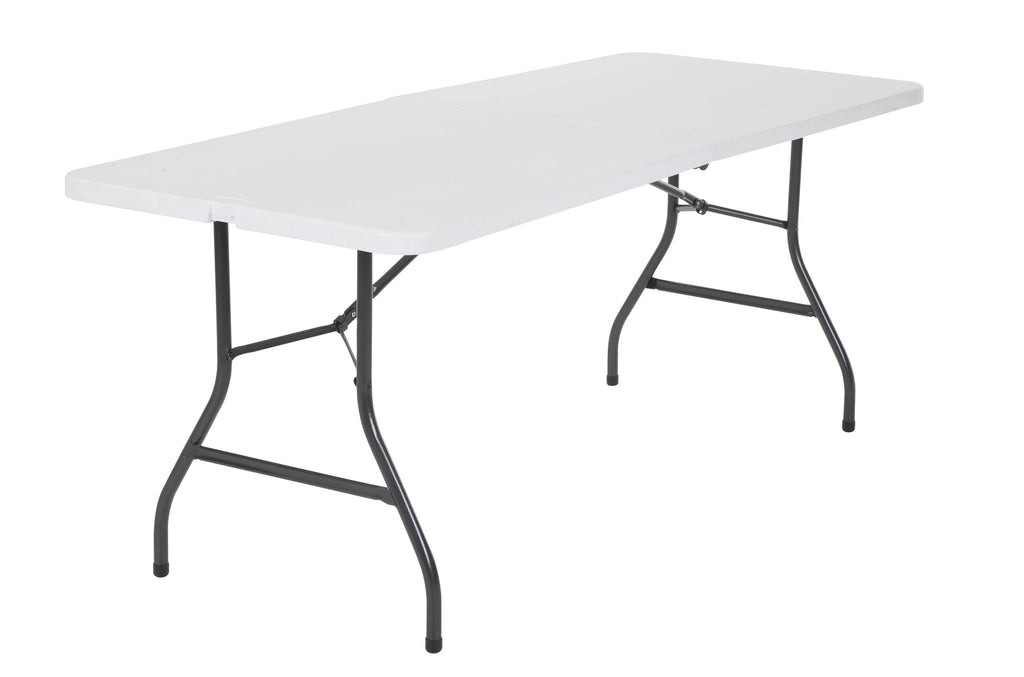 6 Foot Folding Table White Speckle N12579