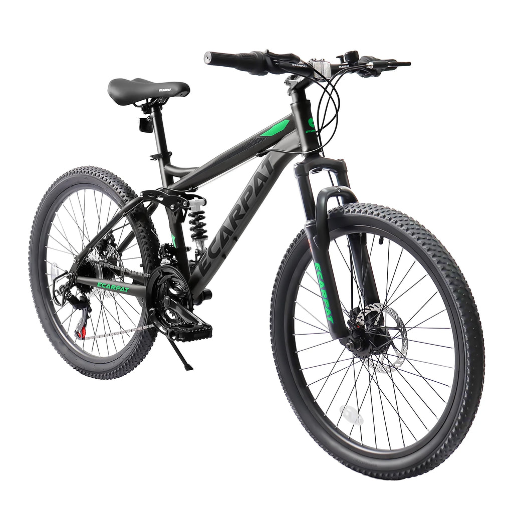 24 Inch 21-Speed Full Suspension Mountain Bike D4135