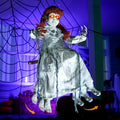 Hanging Halloween Decorations with Sound and Light Up Eyes A10048