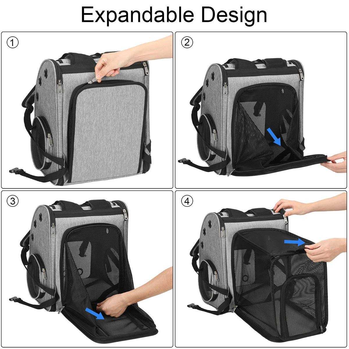 Expandable Pet Carrier Backpack A690