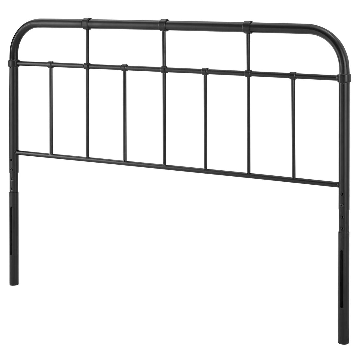 Black Twin Size Metal Headboard F759