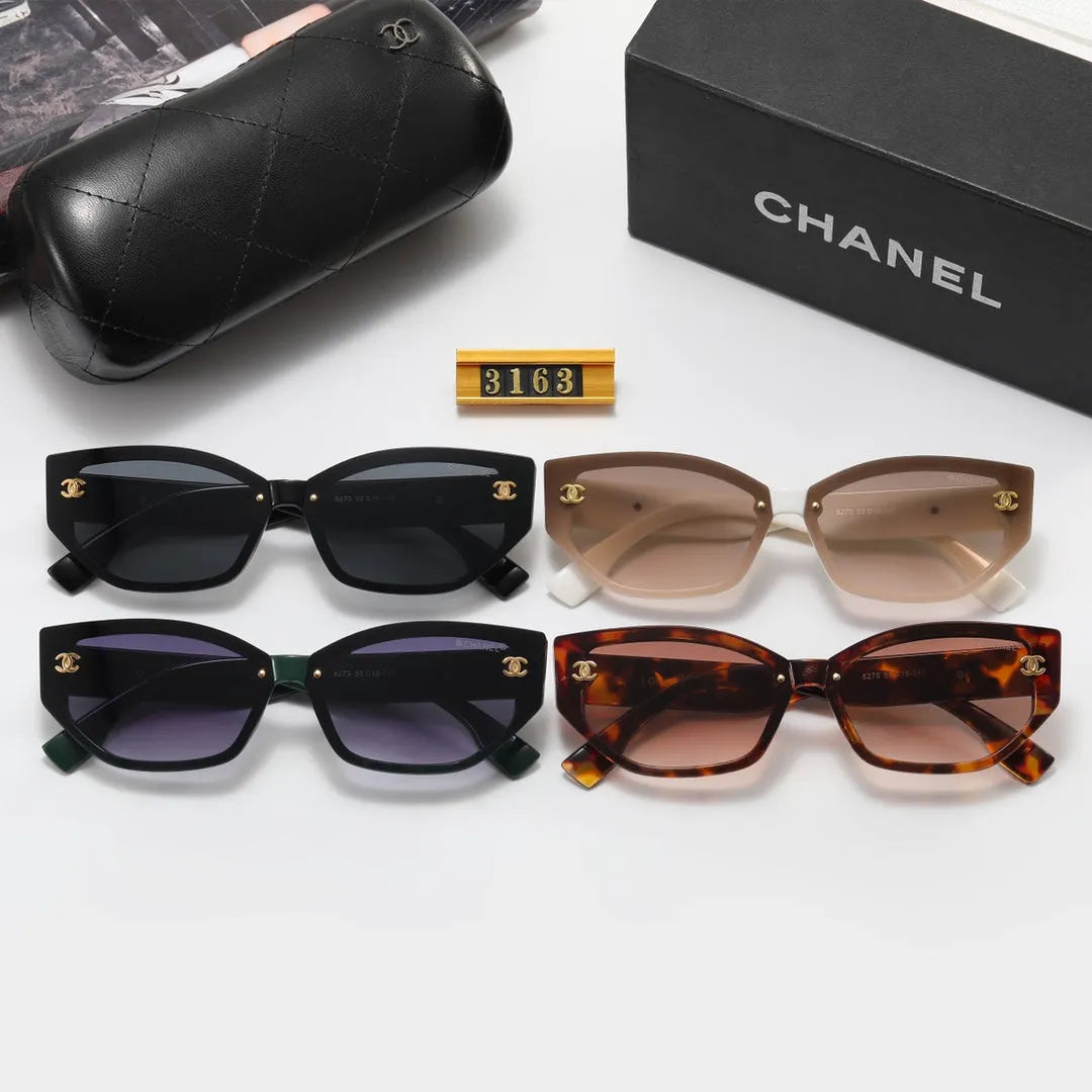 Double C Inlaid Letter Polarized Sunglasses I119