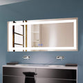 Dimmable LED Bathroom Mirror with Anti-Fog and Bluetooth Function T140309