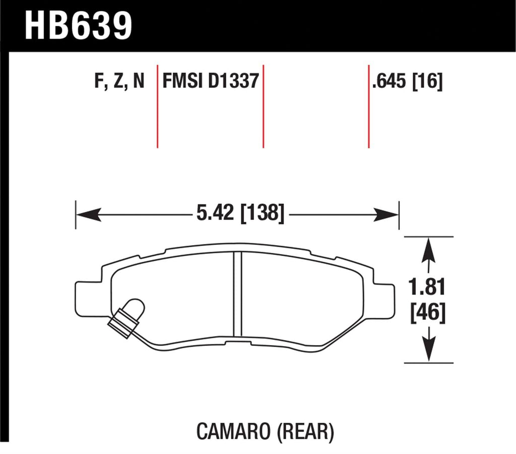 HP Plus Brake Pads O66192