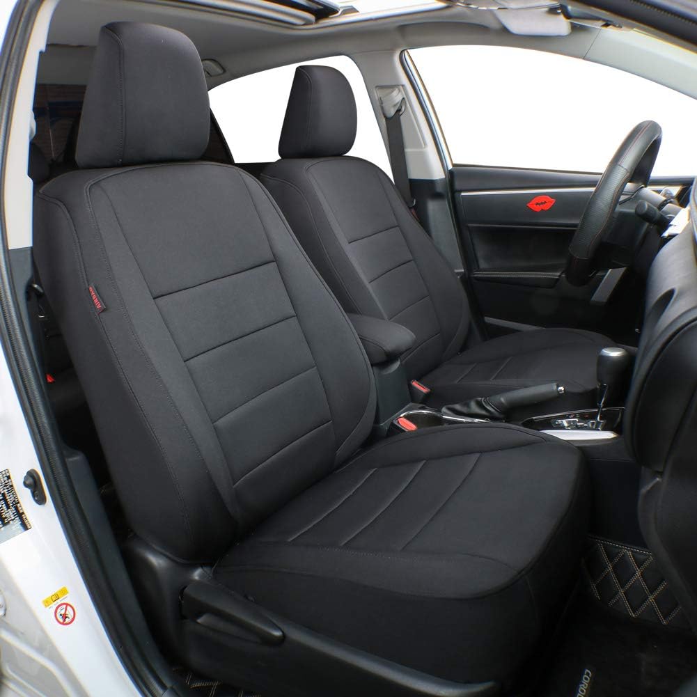 Custom Fit Full Set Car Seat Covers Leatherette Beige T459740