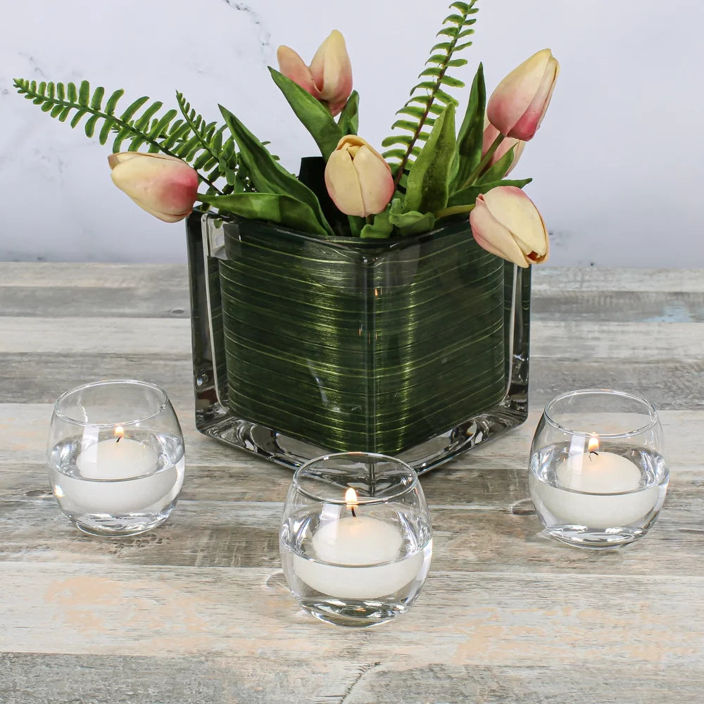 Set of 12 Votive Candle Holder Hurricane W641