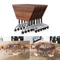 6 Pack Folding Conference Table On Wheels N2747