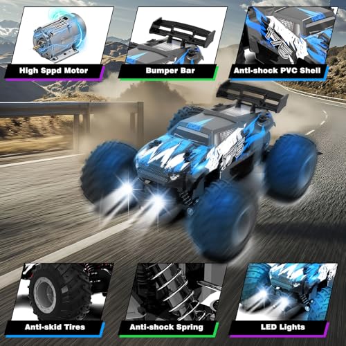 Rechargeable Remote Control Monster Truck with Lights N51797