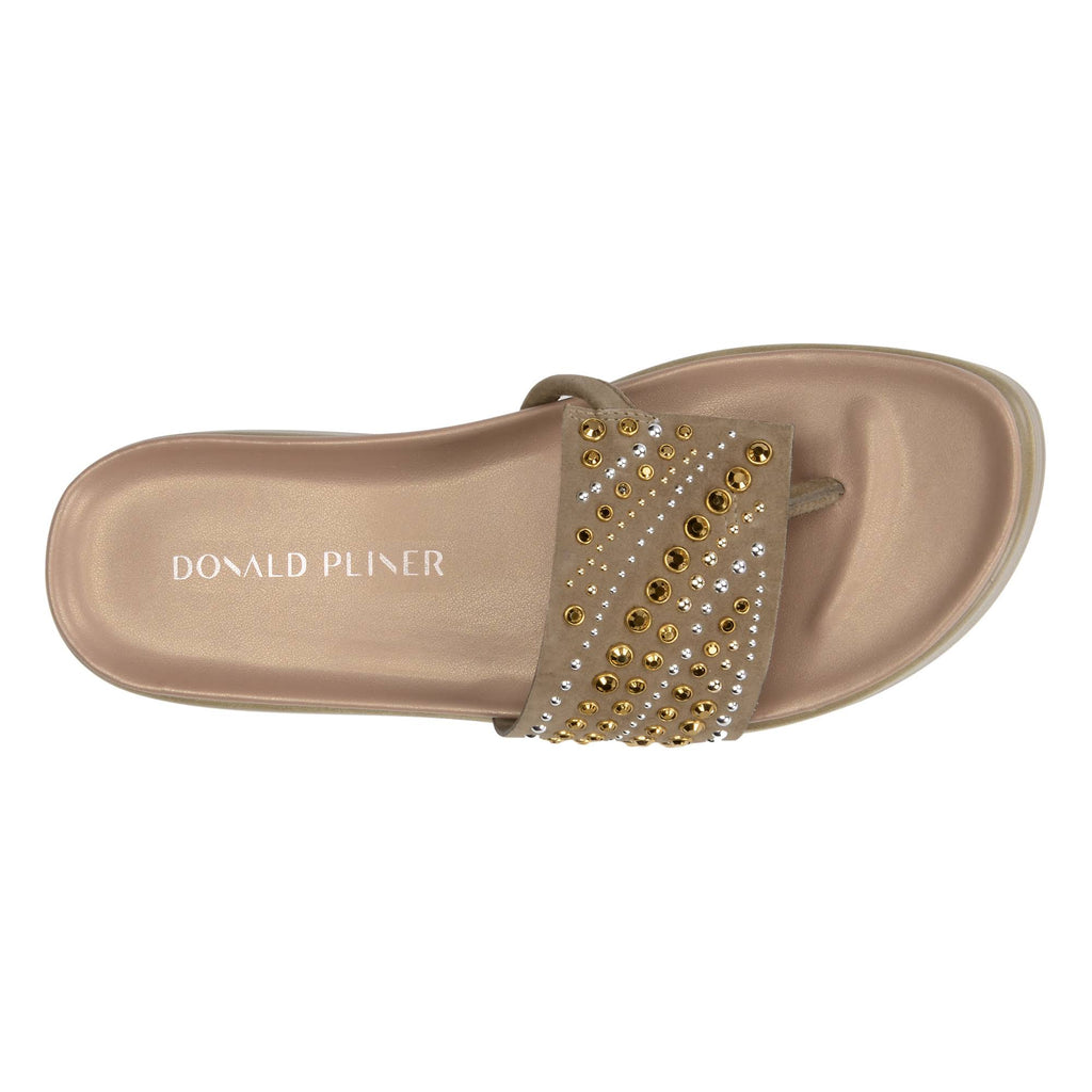 Natural Suede Slide I500