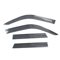 Black Acrylic Window Visors 4PCS Q262