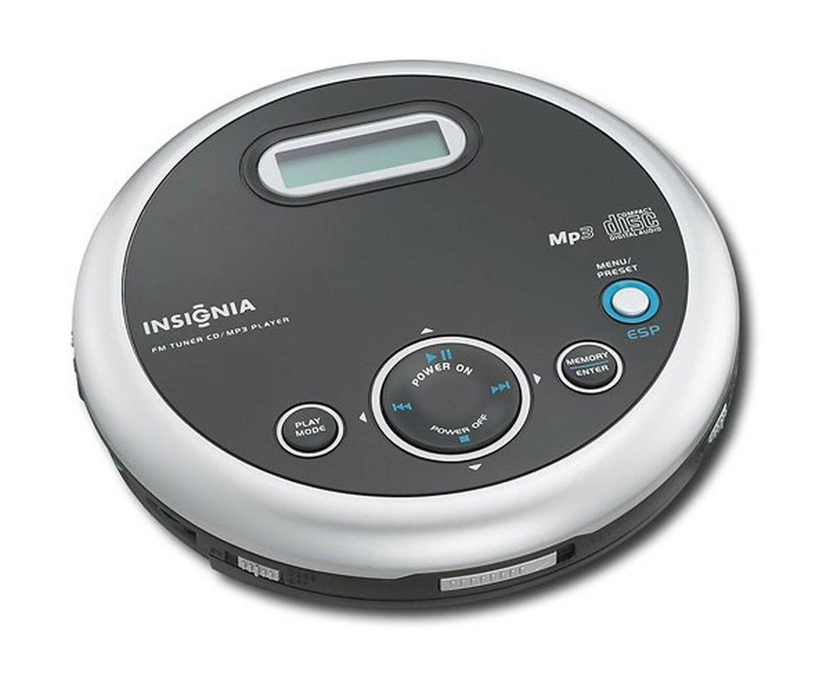 Portable CD Player with FM Tuner and MP3 Playback Black S23484