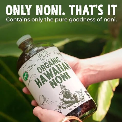 Organic Hawaiian Noni Juice - 1 Pack of 32oz Glass Bottles L533