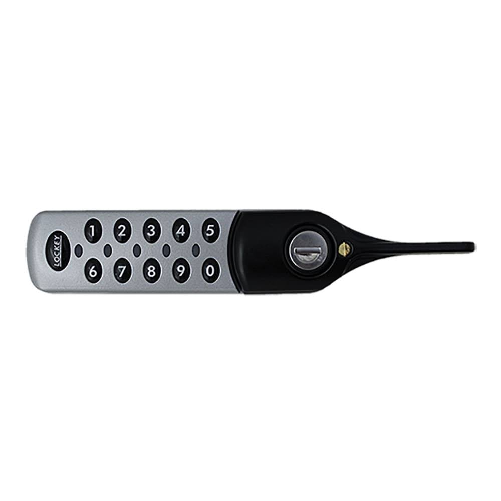 Digital Combination Cabinet & Locker Lock with Lever Handle Silver O870