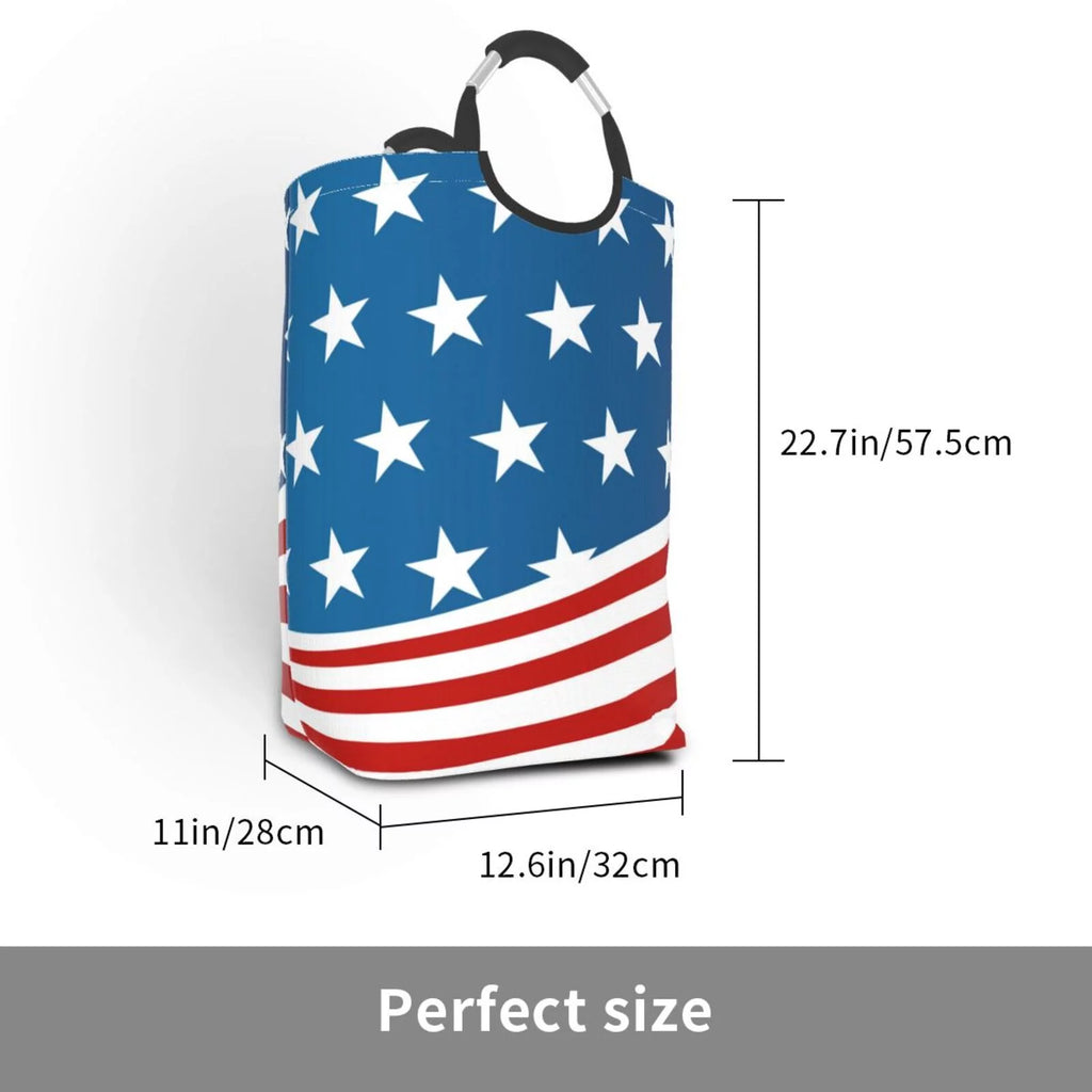 Large Collapsible Laundry Hamper with Aluminum Handle, 50L G41854