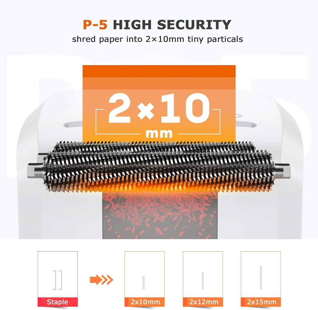 120-Minute Micro-Cut Paper Shredder, 8-Sheet Capacity A78290