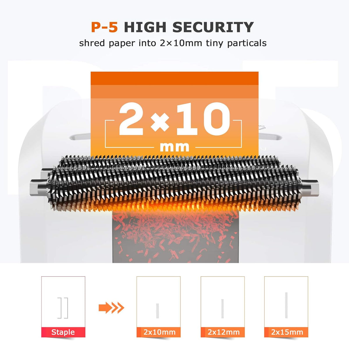 120-Minute Micro-Cut Paper Shredder, 8-Sheet Capacity A78290