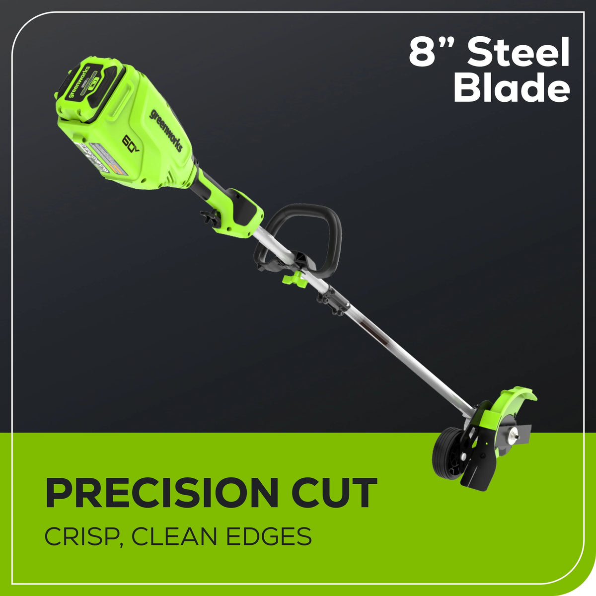 60V 8 Edger with 2.5 Ah Battery & Charger G6825