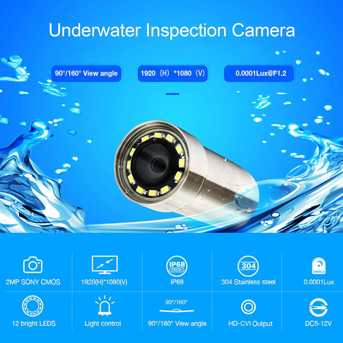 Underwater Cameras Kit with Remote Network Access C693743