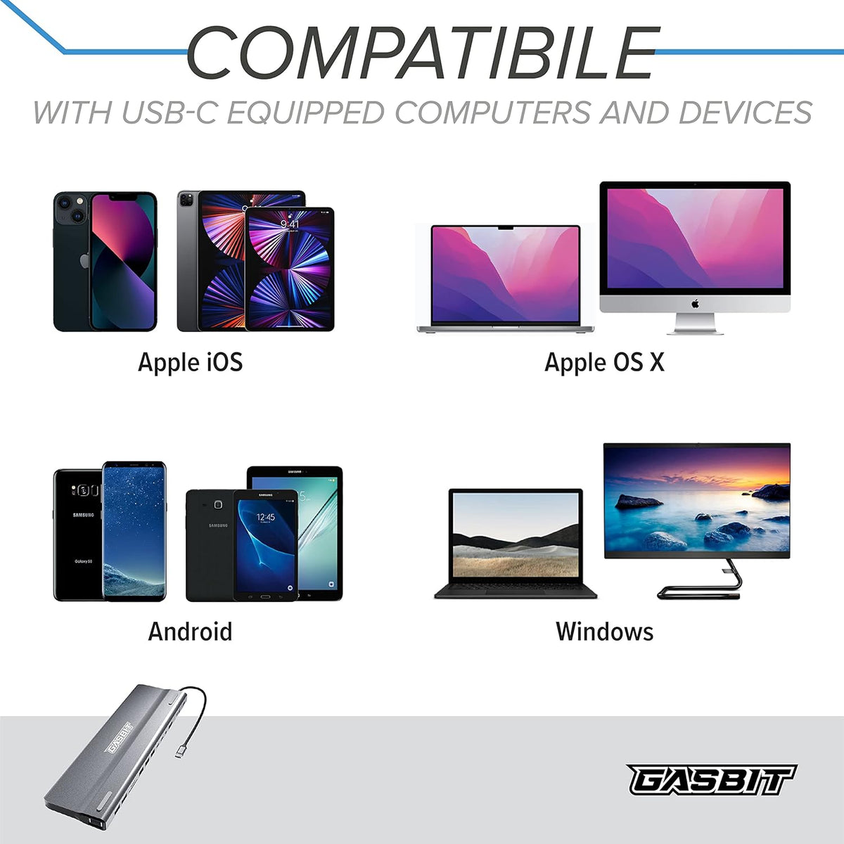 14-in-1 USB C Hub Multiport Adapter L482