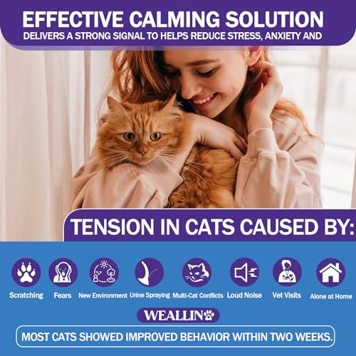 Cat Calming Diffuser Kit with 1 Diffuser + 2 Refill 48ml Vial J945691