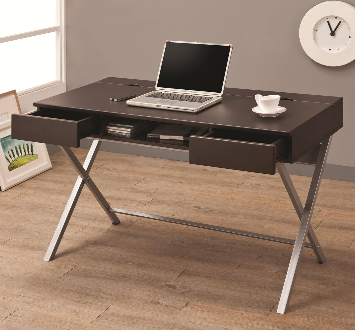 Cappuccino Desk W874017