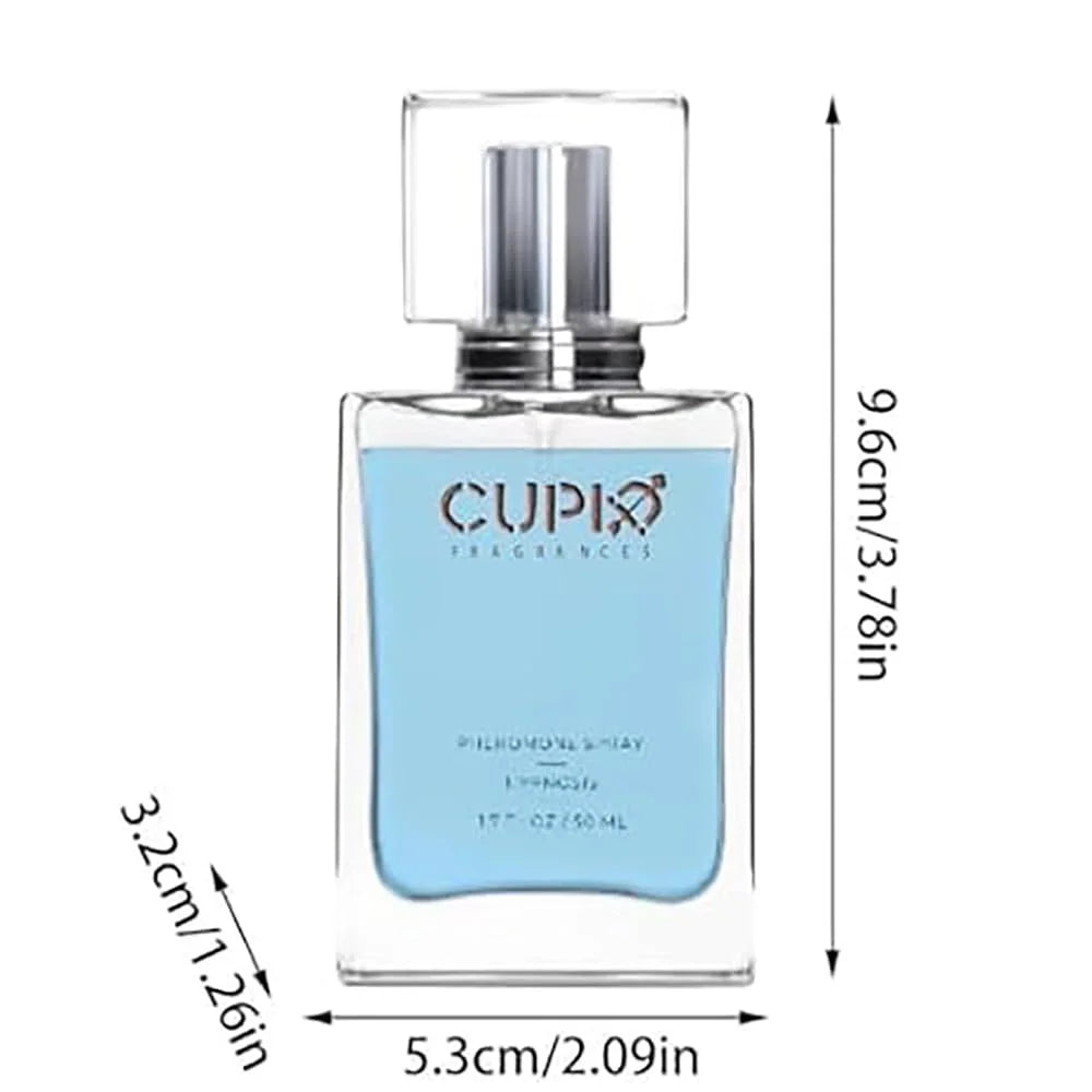 Cupid Hypnosis Cologne Long-lasting Fragrances Natural Herbal Woody Fragrance for Men (2 Bottles) Q793425