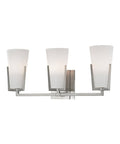 3 Light Bath Bracket, Satin Nickel B43489
