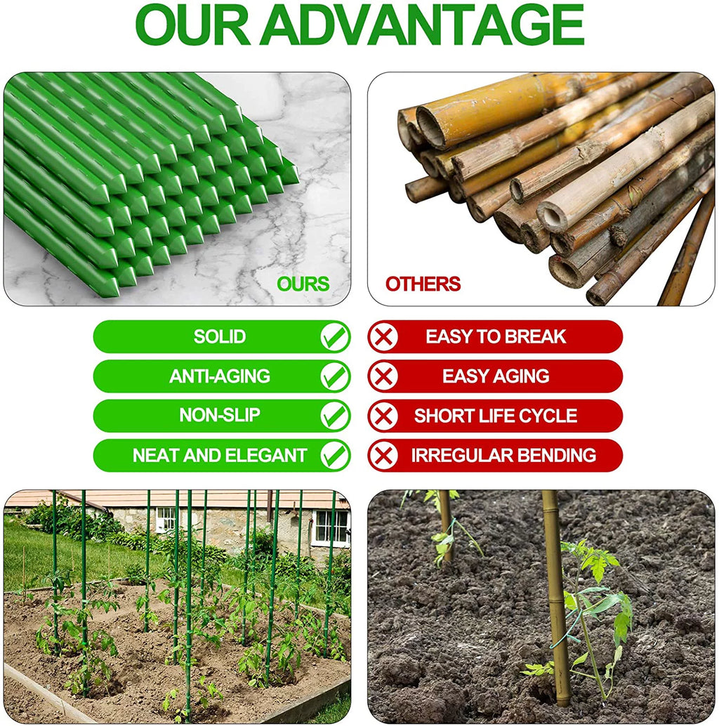 4ft Sturdy Plant Support Stakes, Pack of 30 A2779