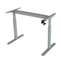 Grey Height Adjustable Crank Desk J5125