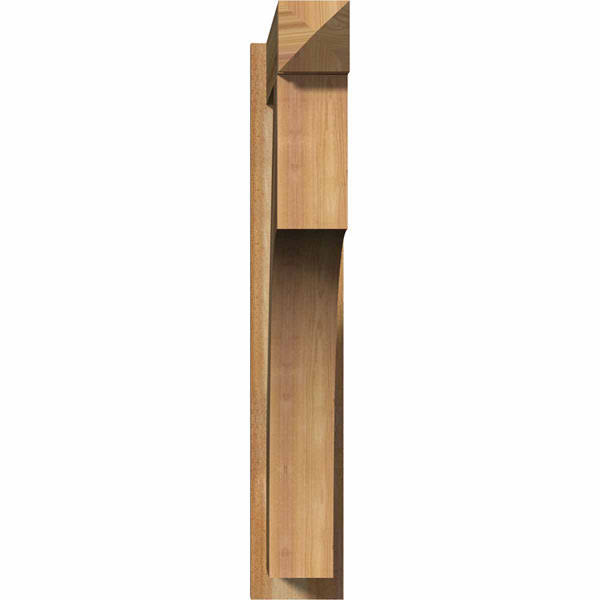 6x22W x 28x22D x 36x22H Western Red Cedar Arts and Crafts Outlooker B79051